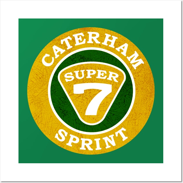 Caterham Super Sprint Wall Art by Midcenturydave